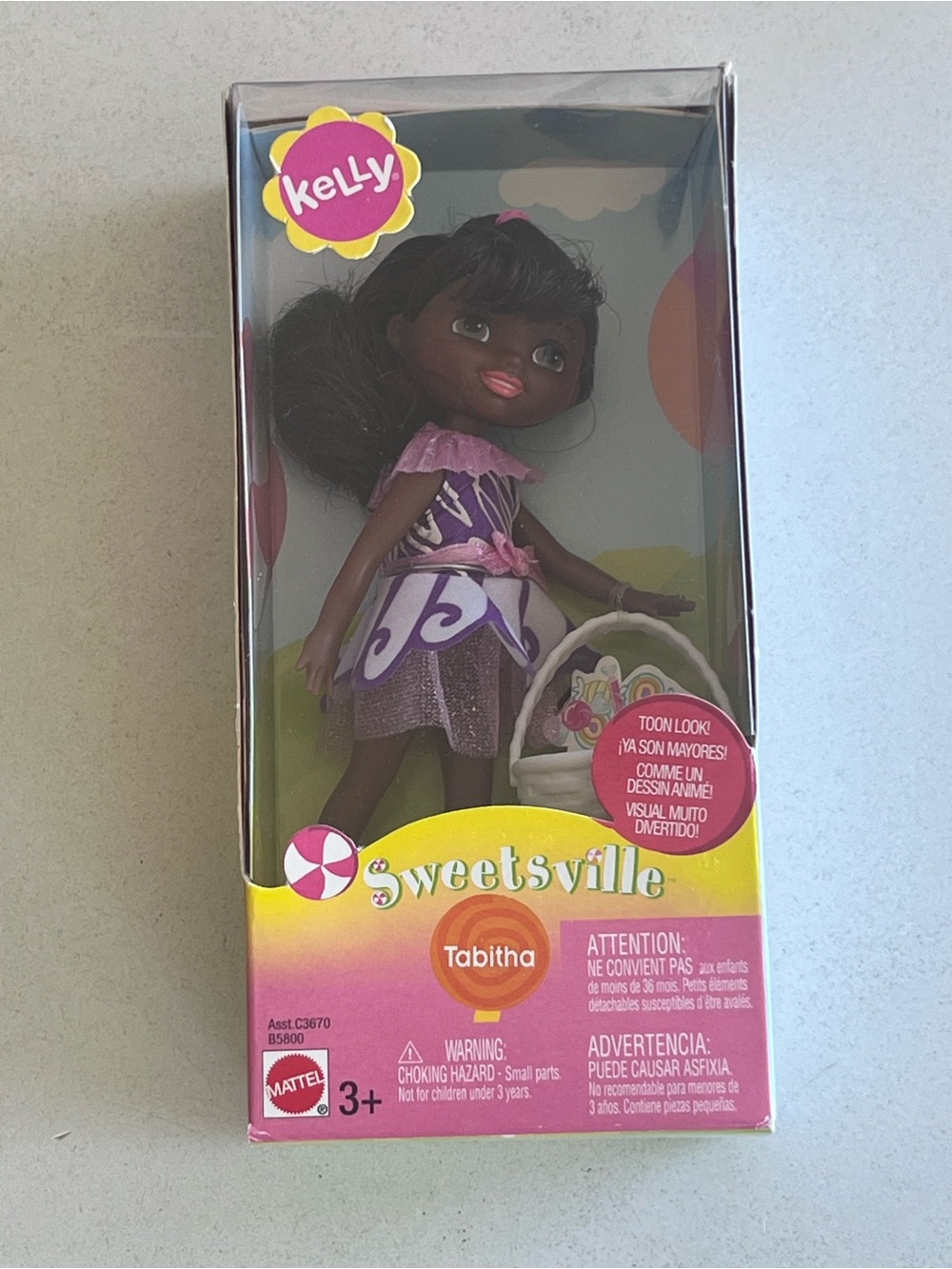 2000s Barbie Kelly Dream Club Bundle: Sweetsville Tabitha Doll “Toon Look” + VHS